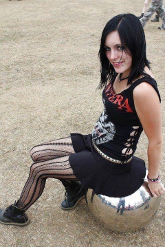 Photo fille goth sexy 6 - N