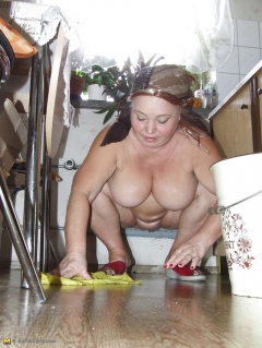 Mature cleaning lady 2 - N