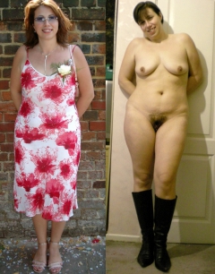 uk SILF from birmingham holly harris dressed undressed - N