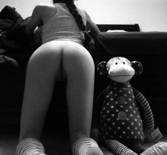 Slim brunette amateur teen - british student naked with her - N
