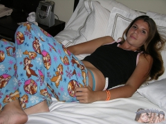 HAIRY BUSH - BUTTHOLE UNDERNEATH CARTOON PAJAMAS - N
