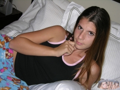 TEEN PAJAMA HAIRY PUSSY - N