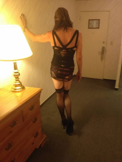 Shemale Janey in more lingerie - N