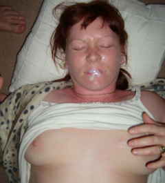 DIRTY SLUT FUCKS SUCKS CUM SHOTS - N