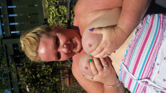 Cum on blonde tits - N