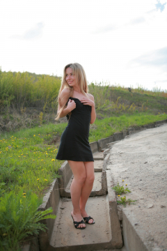 Photosession of Russian beauty - N