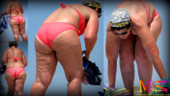 bbw beach candid - N