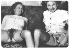 Hairy pretty women on retro porn pics 6! - N