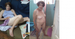 coroa gostosa se exibindo nua - N