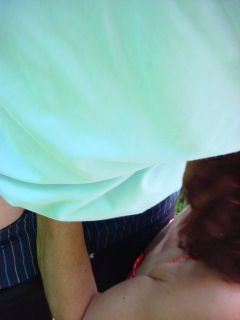 my wife with youngboy outdoor blowjob - N
