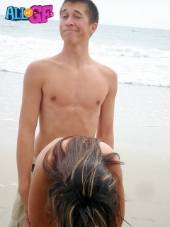 Pretty girlfriend was caught - N