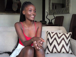 Amateur Ebony Rides Cock POV Cowgirl