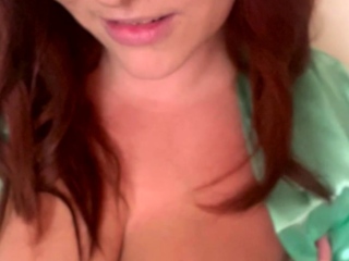 Blonde amateur gives webcam show with toys