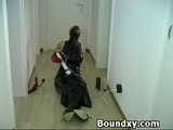 PVC Fetish Slut Punished Furiously