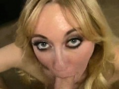 Blonde blowjob slut