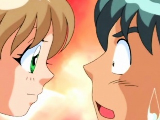 Hentai cutie self masturbation and blowjob a cock