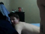 Twink Couple Bareback Blowjob Cum Shots