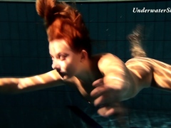 Edwige slutty teen underwater