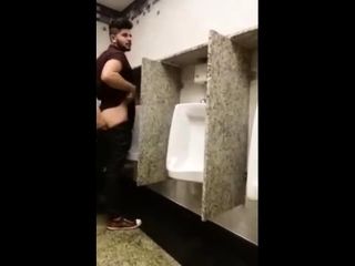 breeding a slut in a Public Bathroom