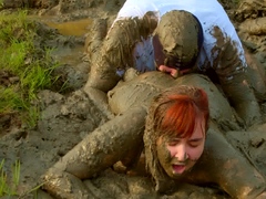 Lara Croft fucked in mud