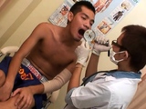 Examined twink Asian breeding his medic