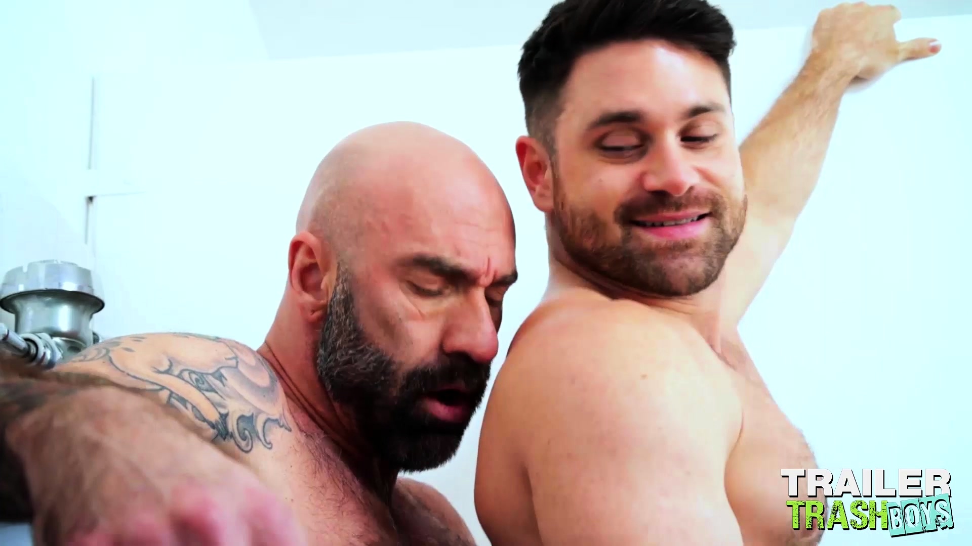 TRAILERTRASHBOYS Hung DILF Drew Sebastian Breeds Beau Butler at DrTuber