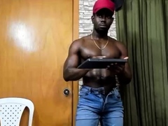 Solo Black Gay Masturbation Jerk Off