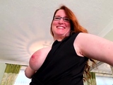 Redheaded brit tit fucks