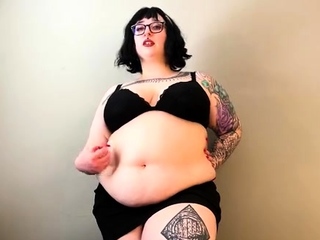 GoddessGlutton – Jerk Off to My Fat Belly – BBW