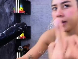 Stacked brunette goes solo toys and masturbation