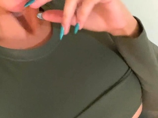 Close up cock jerking solo