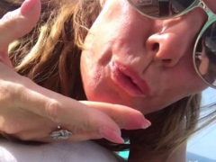 Scottish redhead pierced tongue POV blowjob