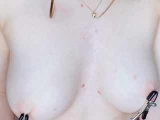 Great Big Boobs On Masturbating Redhead