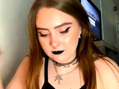 Amateur striptease and Solo masturbation