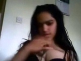 Indian Babe with Cute Lips on Webcam