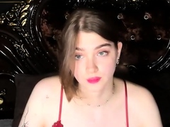 Cute curly brunette solo webcam masturbation