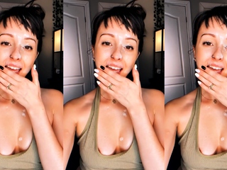 Close up teen pussy gaping action