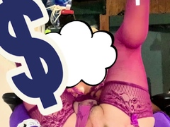 cute shemale lingerie fucking anal dildo