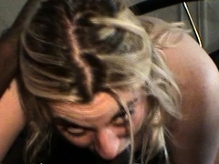 Ultra hot blonds blowjob and handjob