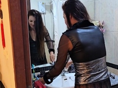 Delivery Guy's Surprise Transparent Dress Prank with a Twis